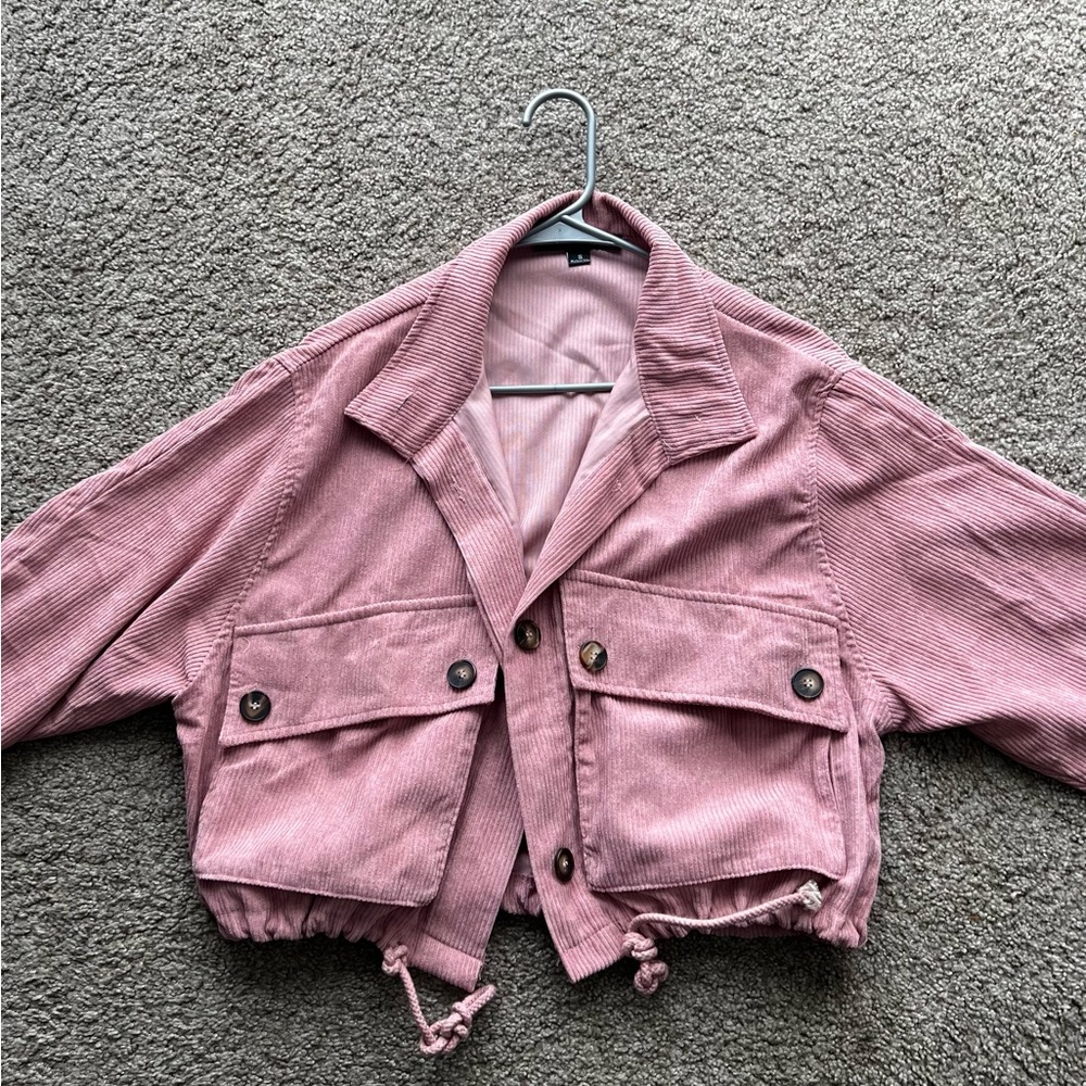 Cropped Pink Jacket - Size small 💕